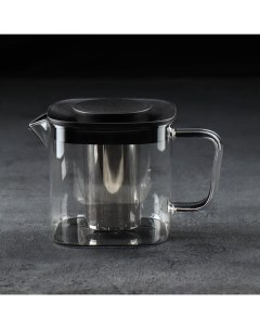 Чайник заварочный Кватро 600 мл металлическое сито Nobrand
