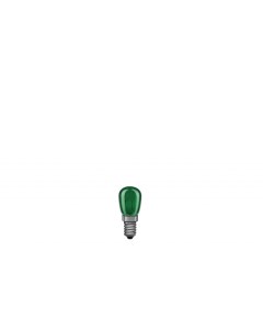 Лампа накаливания Грушевидная 15Вт Е14 230В Зеленый 80013 Paulmann