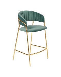 Полубарный стул Turin FR 0913 мятный золотистый Bradex