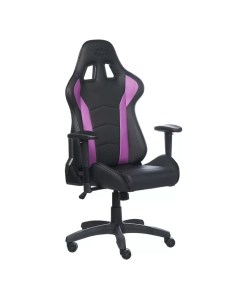 Кресло для геймеров Caliber R1 чёрный фиолетовый Cooler master