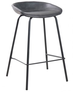 Полубарный стул Loft FR 0455 серый черный Bradex