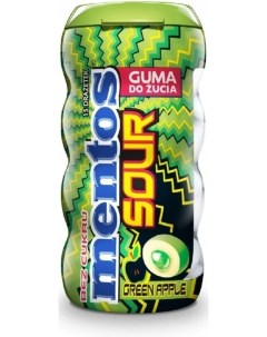Жевательная резинка Sour Gum Greenapple 30 г Mentos