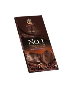 Шоколад No 1 Bitterschokolade горький с карамелизированными какао бобами 100 г Sarotti