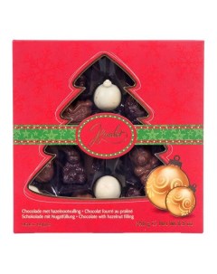Конфеты шоколадные Christmas Trees Ассорти с ореховой начинкой 250 г Hamlet