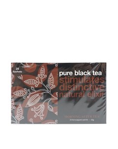 Чай черный Pure black tea в пакетиках 2 г х 25 шт Morning after tea