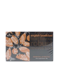 Чай черный English breakfast в пакетиках 2 г х 25 шт Morning after tea