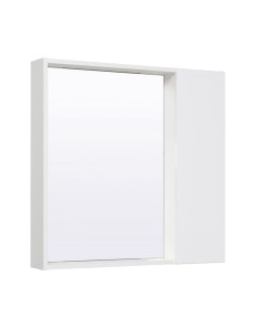 Зеркальный шкаф Руно Манхэттен 75 универсальный белый Runo