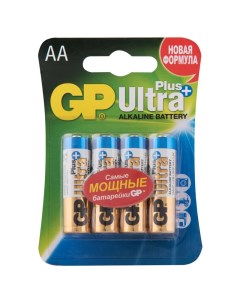 Батарейки Ultra Plus АА алкалиновые 8 шт Gp