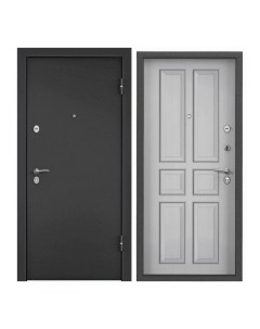 Дверь входная Torex для квартиры металлическая Terminal C 950х2050 правый черный бежевый Torex стальные двери