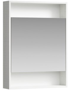 Зеркало шкаф City 60 60 x15 x80 см дуб канадский Aqwella
