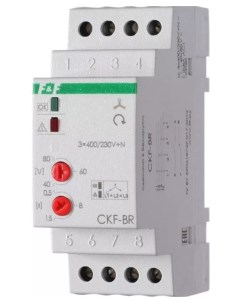 Реле контроля наличия чередования фаз CKF BR F F EA04 002 003 Евроавтоматика f&f