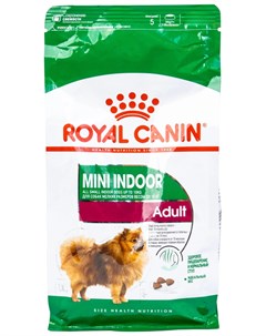 Сухой корм для собак Mini Indoor Adult для малых пород 500 г Royal canin