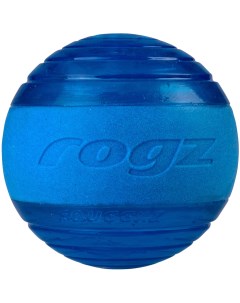 Игрушка для собак Squeekz мяч с пищалкой синий Rogz