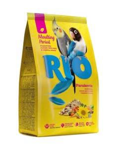 Сухой корм для средних попугаев в период линьки 1 кг Rio