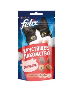 Лакомство для кошек с говядиной 60 г Felix