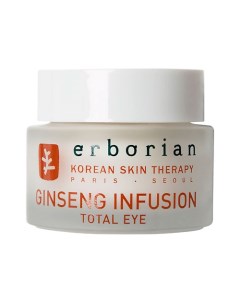 Крем уход за кожей вокруг глаз Женьшень Восстанавливающий GINSENG INFUSION TOTAL EYE Erborian