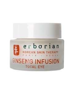 Восстанавливающий крем для ухода за кожей вокруг глаз Женьшень 15ml Erborian