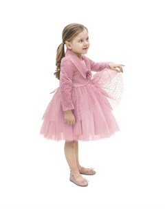 Комплект для девочки жакет платье L6046 Lilax