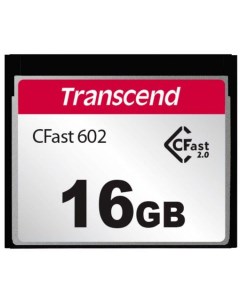 Промышленная карта памяти CFast 2 0 16GB TS16GCFX602 Cfast 2 0 MLC темп режим от 5 до 70 Transcend