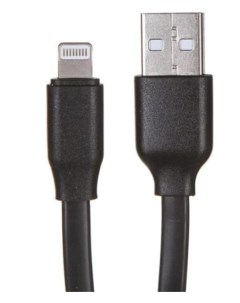 Кабель интерфейсный УТ000023596 USB Lightning 8 pin для Apple 2A черный Red line