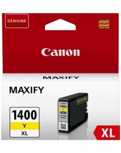 Картридж PGI 1400XL для Canon MB2040 MB2340 Maxify MB2140 Maxify MB2740 935стр Желтый Superfine