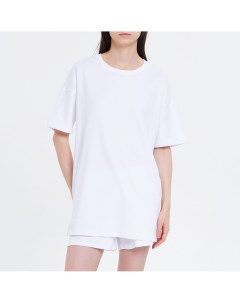 Белая пижама из хлопка Blackbase