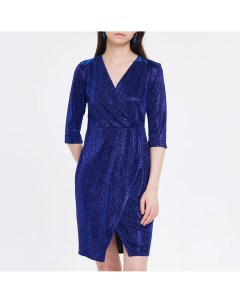 Синее блестящее платье One week