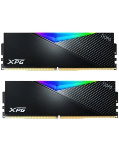 Модуль памяти DIMM 64Gb 2х32Gb DDR5 PC44800 5600MHz XPG Lancer RGB Black AX5U5600C3632G DCLARBK Adata