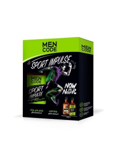 Набор подарочный для мужчин Sport impulse гель д душа Sport Impulse 300мл шамп д волос Men nature 30 Men code