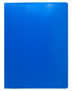 Папка на кольцах пластик синий ECB0420 4RBLUE Buro