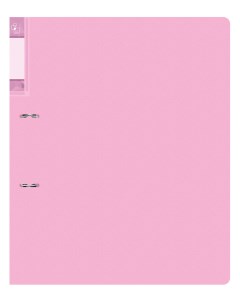 Папка на кольцах пластик 32 розовый аметист GEM0812 2RPIN Бюрократ
