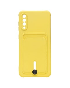 Чехол накладка SC304 для Samsung A505F Galaxy A50 желтый Basemarket