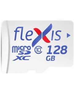 Карта памяти Micro SecureDigital 128Gb SDXC class 10 FMSD128GU1A SD adapter Flexis