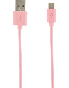 Кабель USB to USB C 1m УТ000026816 Pink Red line