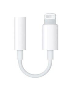 Переходник iPhone Jack 3 5мм Lightning White Apple