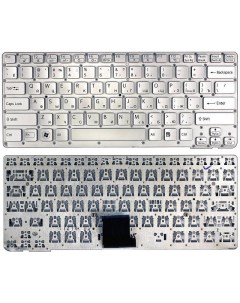 Клавиатура для ноутбука Sony Vaio VPC CA VPCCA VPCSA VPC SA серебристая Оем