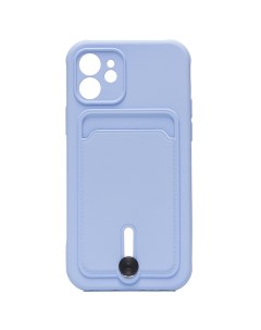 Чехол накладка SC304 для Apple iPhone 12 фиолетовый Basemarket