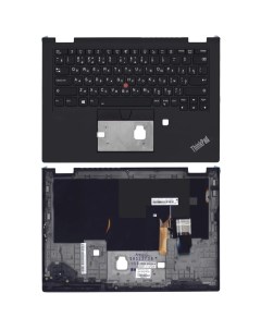 Клавиатура для ноутбука Lenovo ThinkPad X13 Yoga Gen 1 топкейс Оем