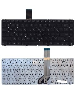 Клавиатура для ноутбука Asus K45A K45DE K45V K45V черная без рамки Оем