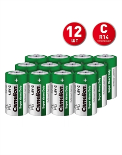 Батарейка С R14 1,5 В (12 шт.) (R14P-SP2G) Camelion