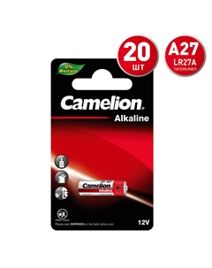 Батарейка A27 1,5 В (20 шт.) (A27-BP1(0%Hg)) Camelion