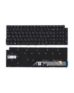 Клавиатура для ноутбука Dell Inspiron 5584 черная Nobrand