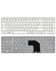 Клавиатура для ноутбука HP Pavilion G6 2000 белая с рамкой Оем