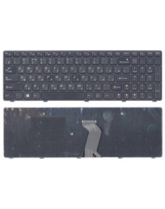 Клавиатура для ноутбука Lenovo IdeaPad G500 G700 черная с черной рамкой Оем