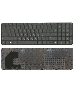 Клавиатура для ноутбука HP Pavilion SleekBook 15 черная с рамкой Оем