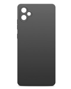 Чехол на Samsung Galaxy A05 силиконовый черный матовый Brozo