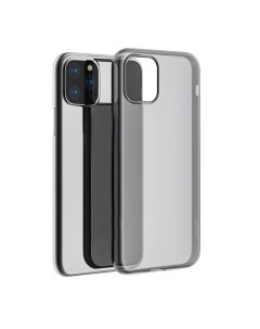 Чехол накладка Thin Series high transparent PP для iPhone 12 Pro Max прозрачно черный Hoco