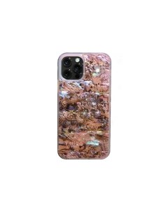 Чехол накладка Seashell для iPhone 13 Pro Max пластиковый розовый K-doo