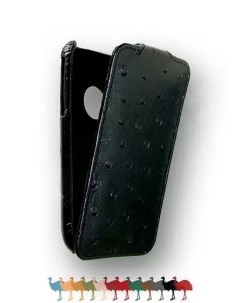Кожаный чехол кожа Jacka Type для Apple iPhone 3GS 3G насыщенный черный Melkco