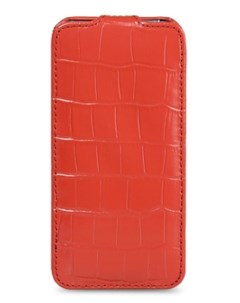 Кожаный чехол Jacka Type для Apple iPhone 5 5S SE крокодиловая кожа красный Melkco